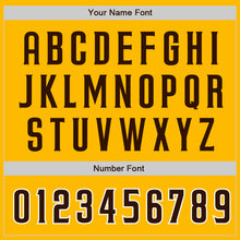 Загрузить изображение в средство просмотра галереи, Custom Gold Brown-White Authentic Raglan Sleeves Baseball Jersey