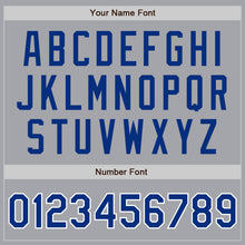 Charger l'image dans la galerie, Custom Gray Royal-White Authentic Raglan Sleeves Baseball Jersey