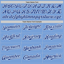 Загрузить изображение в средство просмотра галереи, Custom Light Blue Yellow-Royal Authentic Raglan Sleeves Baseball Jersey