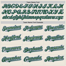 Загрузить изображение в средство просмотра галереи, Custom Cream Green-Royal Authentic Raglan Sleeves Baseball Jersey