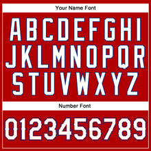 Загрузить изображение в средство просмотра галереи, Custom Red White-Royal Authentic Sleeveless Baseball Jersey