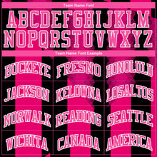 Загрузить изображение в средство просмотра галереи, Custom Red Pink-Black Round Neck Sublimation Basketball Suit Jersey