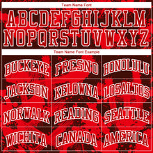 Загрузить изображение в средство просмотра галереи, Custom Red Red-Black Round Neck Sublimation Basketball Suit Jersey