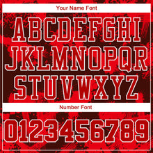 Загрузить изображение в средство просмотра галереи, Custom Red Red-Black Round Neck Sublimation Basketball Suit Jersey