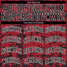 Laden Sie das Bild in den Galerie-Viewer, Custom Red Black-White Round Neck Sublimation Basketball Suit Jersey