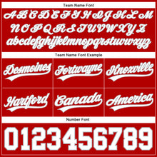 Charger l'image dans la galerie, Custom Red White-Gray Authentic Basketball Shorts