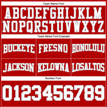 Загрузить изображение в средство просмотра галереи, Custom Stitched Red White-Gray Football Pullover Sweatshirt Hoodie