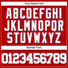 Загрузить изображение в средство просмотра галереи, Custom Red White-Light Blue Authentic Baseball Jersey