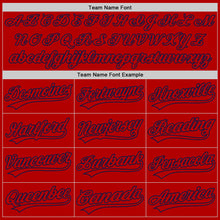 Charger l'image dans la galerie, Custom Red White-Royal Authentic Throwback Baseball Jersey