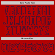 Charger l'image dans la galerie, Custom Red White-Royal Authentic Throwback Baseball Jersey