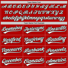 Charger l'image dans la galerie, Custom Red Gray-Black Authentic Throwback Baseball Jersey