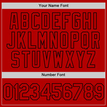 Charger l'image dans la galerie, Custom Red White Authentic Throwback Baseball Jersey