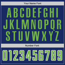 Load image into Gallery viewer, Custom Royal Neon Green-White Authentic Throwback Basketball Jersey