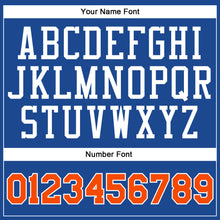 Загрузить изображение в средство просмотра галереи, Custom Royal Orange-White Authentic Baseball Jersey