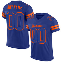 Загрузить изображение в средство просмотра галереи, Custom Royal Royal-Orange Mesh Authentic Football Jersey