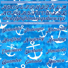 Load image into Gallery viewer, Custom Royal Royal-White 3D Pattern Design Anchors Authentic Basketball Jersey