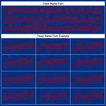 Load image into Gallery viewer, Custom Royal Royal-Red Authentic Sleeveless Baseball Jersey