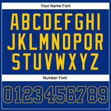 Load image into Gallery viewer, Custom Royal Royal-Gold Authentic Sleeveless Baseball Jersey