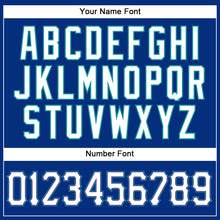 Загрузить изображение в средство просмотра галереи, Custom Royal White Purple-Teal Authentic Sleeveless Baseball Jersey