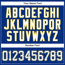 Загрузить изображение в средство просмотра галереи, Custom Royal White-Gold Authentic Sleeveless Baseball Jersey