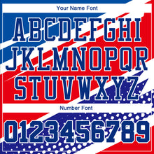 Загрузить изображение в средство просмотра галереи, Custom Royal Royal-Red Round Neck Sublimation Basketball Suit Jersey