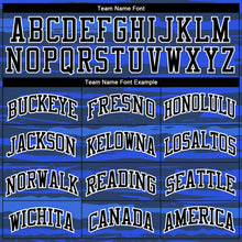 Загрузить изображение в средство просмотра галереи, Custom Royal Black-White Round Neck Sublimation Basketball Suit Jersey