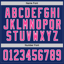 Charger l'image dans la galerie, Custom Royal Pink-White Hockey Jersey
