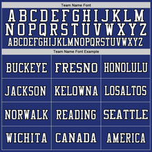 Laden Sie das Bild in den Galerie-Viewer, Custom Royal Black-White Mesh Authentic Football Jersey