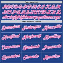 Load image into Gallery viewer, Custom Royal Pink-White Performance T-Shirt