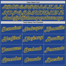 Laden Sie das Bild in den Galerie-Viewer, Custom Royal Royal-Gold Performance T-Shirt