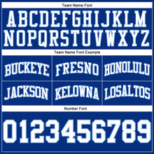 Загрузить изображение в средство просмотра галереи, Custom Royal White-Light Blue Authentic Throwback Basketball Shorts