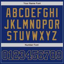 Load image into Gallery viewer, Custom Royal Royal-Old Gold Authentic Baseball Jersey