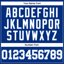 Загрузить изображение в средство просмотра галереи, Custom Royal White Pinstripe White-Light Blue Authentic Basketball Jersey