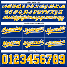 Загрузить изображение в средство просмотра галереи, Custom Royal Gold-White Authentic Throwback Basketball Shorts