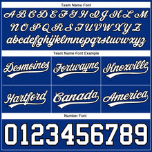 Загрузить изображение в средство просмотра галереи, Custom Royal White-Black Authentic Throwback Basketball Shorts