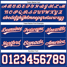 Загрузить изображение в средство просмотра галереи, Custom Royal White-Red Authentic Throwback Basketball Shorts