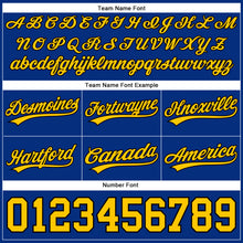Загрузить изображение в средство просмотра галереи, Custom Royal Yellow-Black Authentic Basketball Shorts