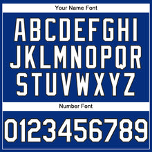 Laden Sie das Bild in den Galerie-Viewer, Custom Royal White-Black Performance T-Shirt