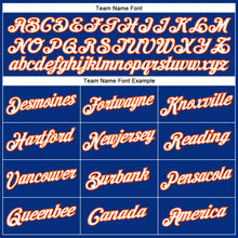 Загрузить изображение в средство просмотра галереи, Custom Royal White-Orange Performance T-Shirt