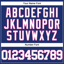 Charger l'image dans la galerie, Custom Royal White-Pink Authentic Baseball Jersey