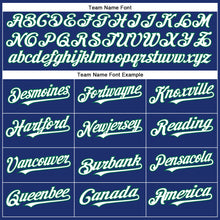 Charger l'image dans la galerie, Custom Royal White-Kelly Green Authentic Baseball Jersey