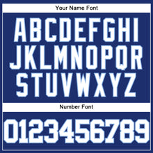 Charger l'image dans la galerie, Custom Royal White-Light Blue Authentic Baseball Jersey