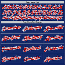 Загрузить изображение в средство просмотра галереи, Custom Royal Red-White Authentic Throwback Basketball Jersey