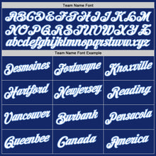 Загрузить изображение в средство просмотра галереи, Custom Royal White-Light Blue Authentic Throwback Basketball Jersey