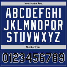 Загрузить изображение в средство просмотра галереи, Custom Royal Black-White Authentic Throwback Basketball Jersey