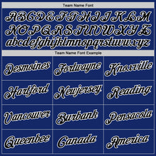 Загрузить изображение в средство просмотра галереи, Custom Royal Black-White Authentic Throwback Basketball Jersey