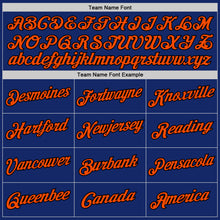 Загрузить изображение в средство просмотра галереи, Custom Royal Orange-Black Authentic Throwback Basketball Jersey