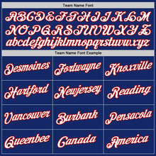 Загрузить изображение в средство просмотра галереи, Custom Royal White-Red Authentic Throwback Basketball Jersey