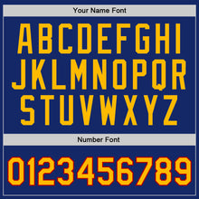 Загрузить изображение в средство просмотра галереи, Custom Royal Gold-Red Authentic Throwback Basketball Jersey