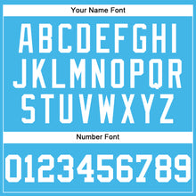 Загрузить изображение в средство просмотра галереи, Custom Sky Blue White Authentic Baseball Jersey